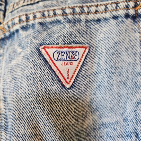 Vintage Zena Jeans Women's Denim Light Acid Wash size 6 - Picture 3 of 6